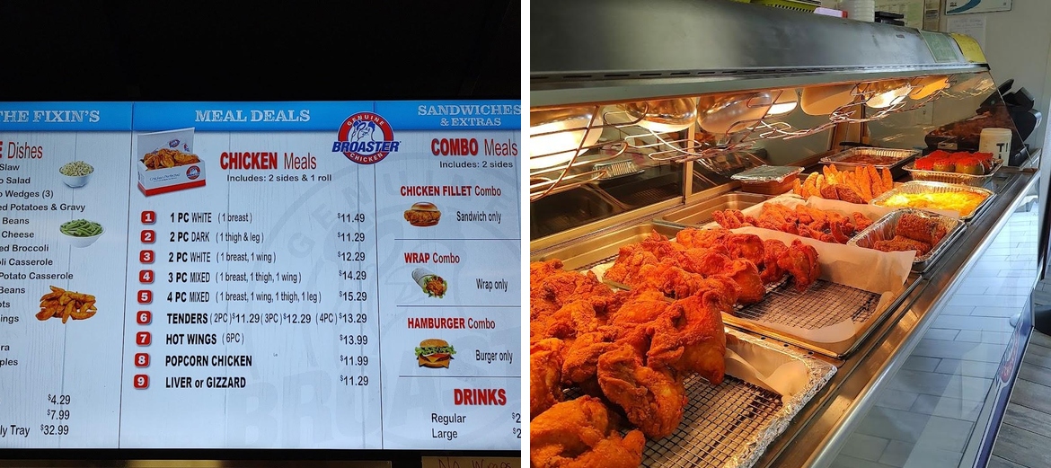 Sherry & JP's Chicken House Menu