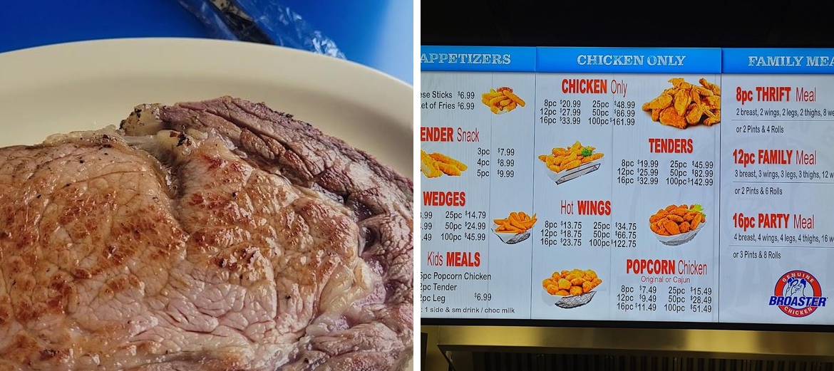 Sherry & JP's Chicken House Menu